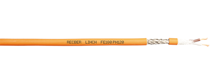 Reçber LIHCH FE180 PH120 2X0,75 Yangına Dayanıklı Kablo Halogen Free 100 Metre